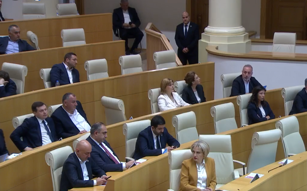 11 Members of Gakharia’s Party Take MP Seats in Disputed Parliament