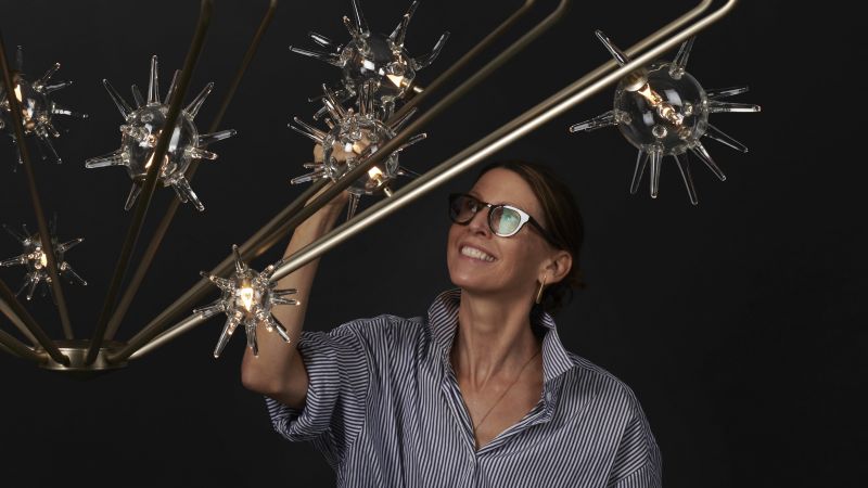 The sculptural lighting designer handcrafting $90,000 chandeliers