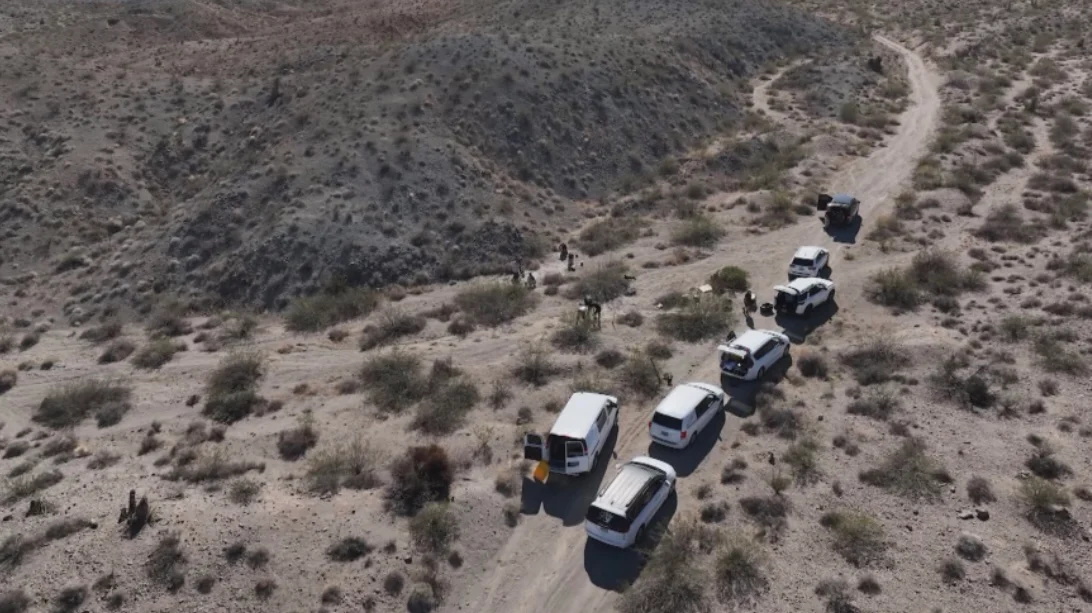 Over 300 piles of human remains dumped in the desert outside Las Vegas