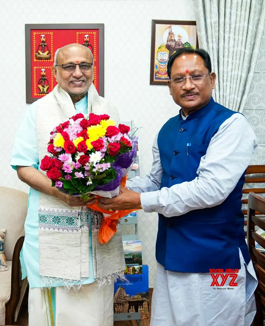 Raipur: Vishnu Deo Sai Calls on VP #Gallery