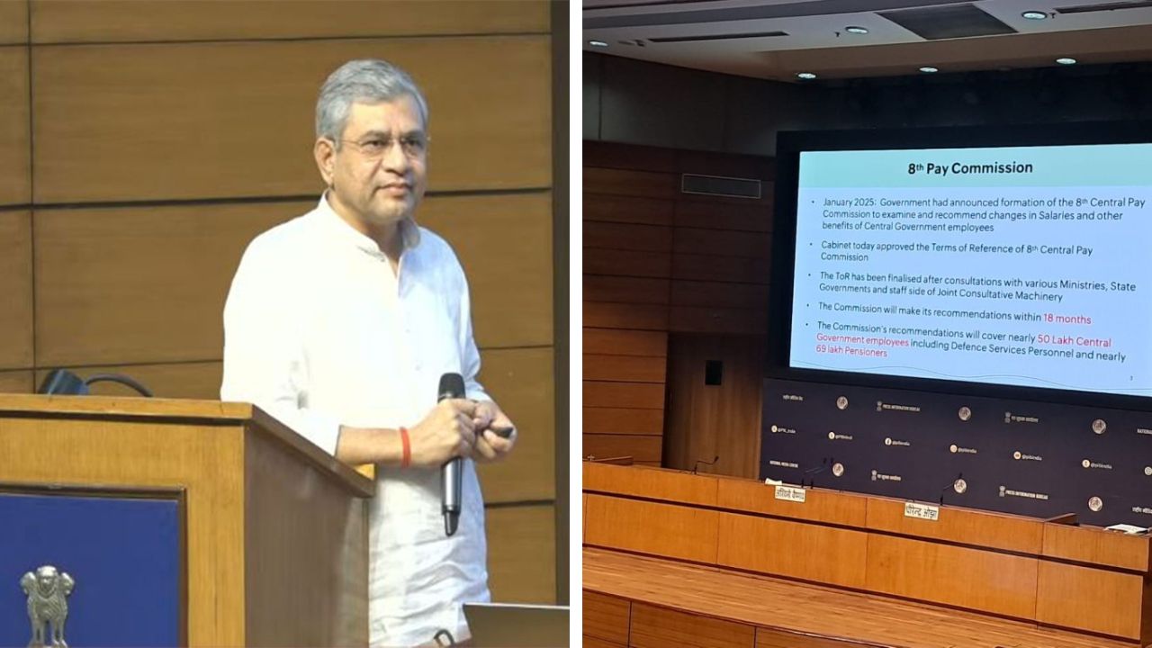 Union Cabinet approved the Terms of Reference of the 8th Central Pay Commission