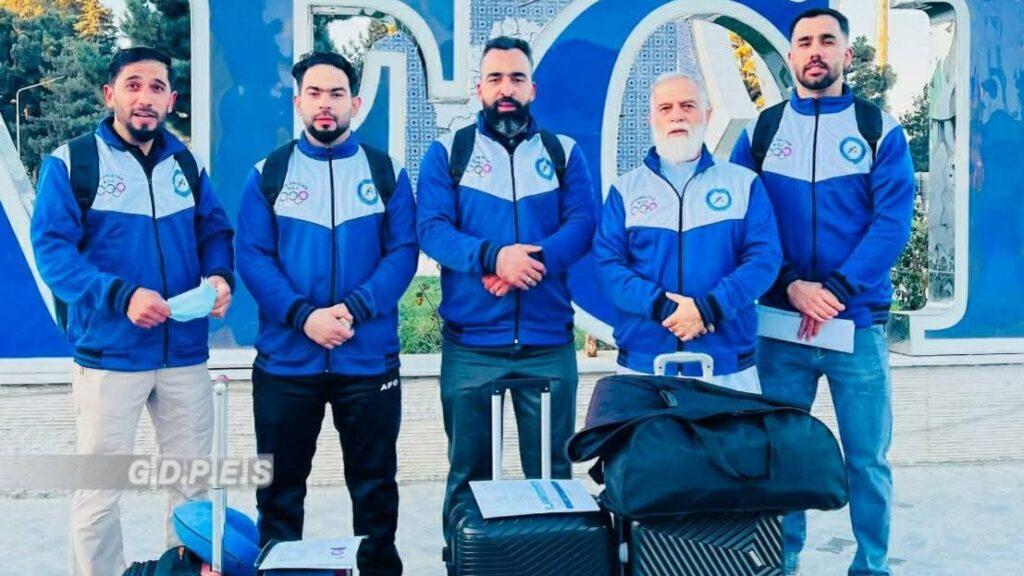 4 Afghan weightlifters depart for Islamic Solidarity Games in Riyadh