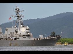 US warship docks in Trinidad and Tobago