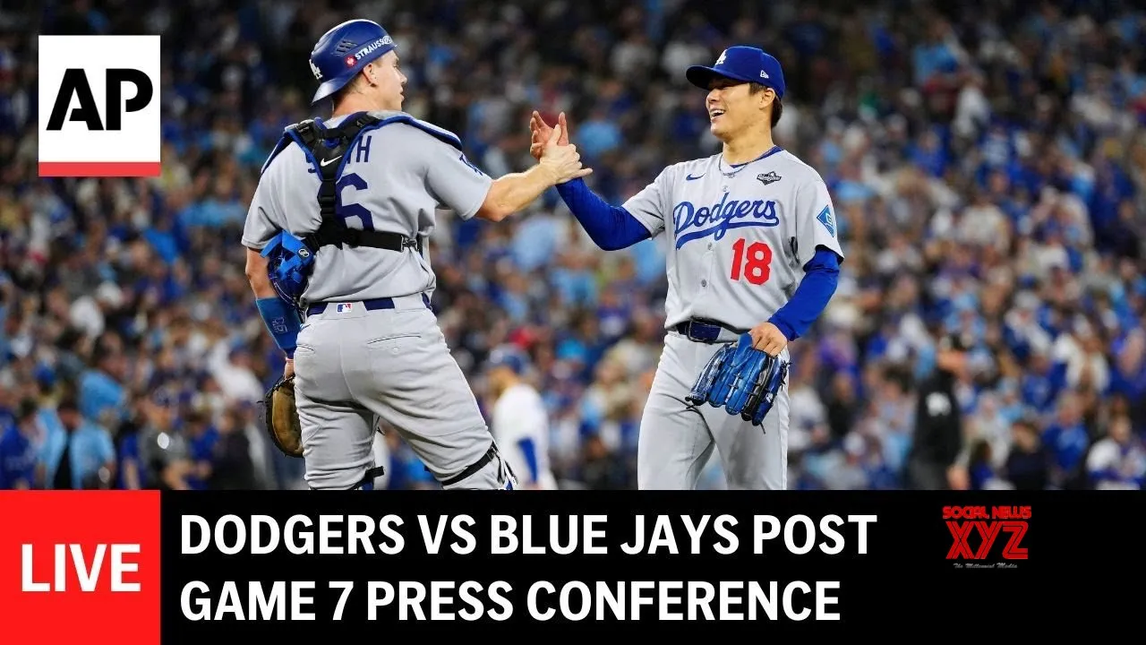 LA Dodgers vs. Toronto Blue Jays: LIVE post-Game 7 press conference (Video)
