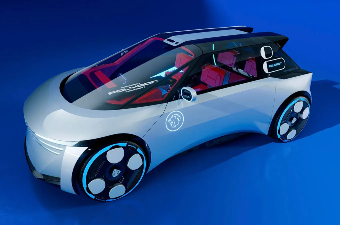 Stellantis Brand Peugeot Teases Radical Polygon Hatchback Concept