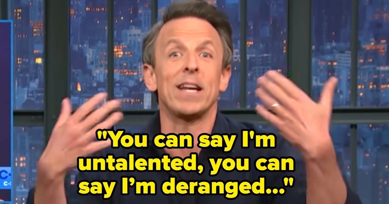Seth Meyers Fires Back At Trump's 'Catapult' Rant