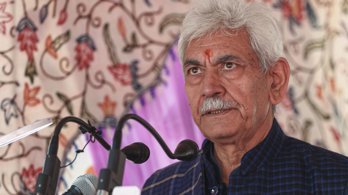 Huge sacrifices made in last 5 years to make Jammu and Kashmir peaceful: L-G Sinha