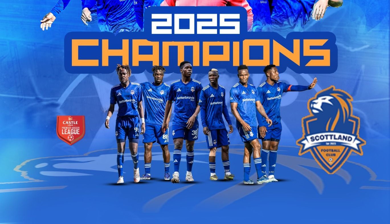 Hail the champions! . . . as Scottland clinch historic maiden league title