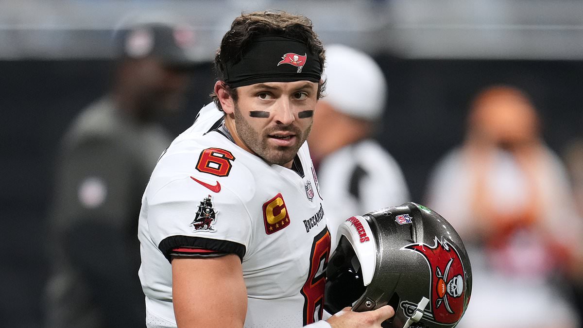 Superstar NFL QB Baker Mayfield stuns MNF viewers by poking fun at his own ARREST live on air