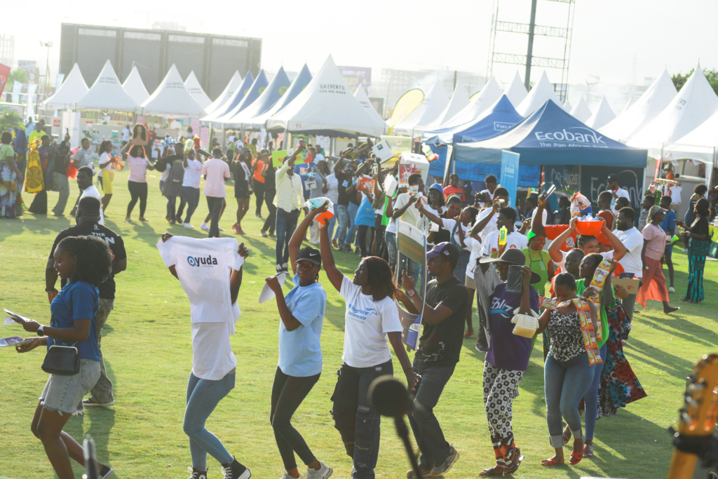 Music and business blends as vendors dance, celebrate and showcase products on Day 2 of Ecobank-JoyBusiness SME Fair