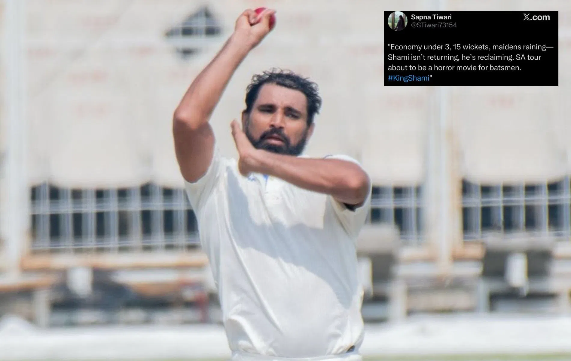 Shuts down all discussions about his fitness - Fans react as Mohammad Shami claims stunning five-fer in BEN vs GUJ Ranji Trophy 2025 match