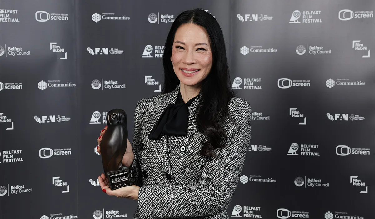 Charlie's Angels star feels 'very connected to the community' as she is honoured in Belfast