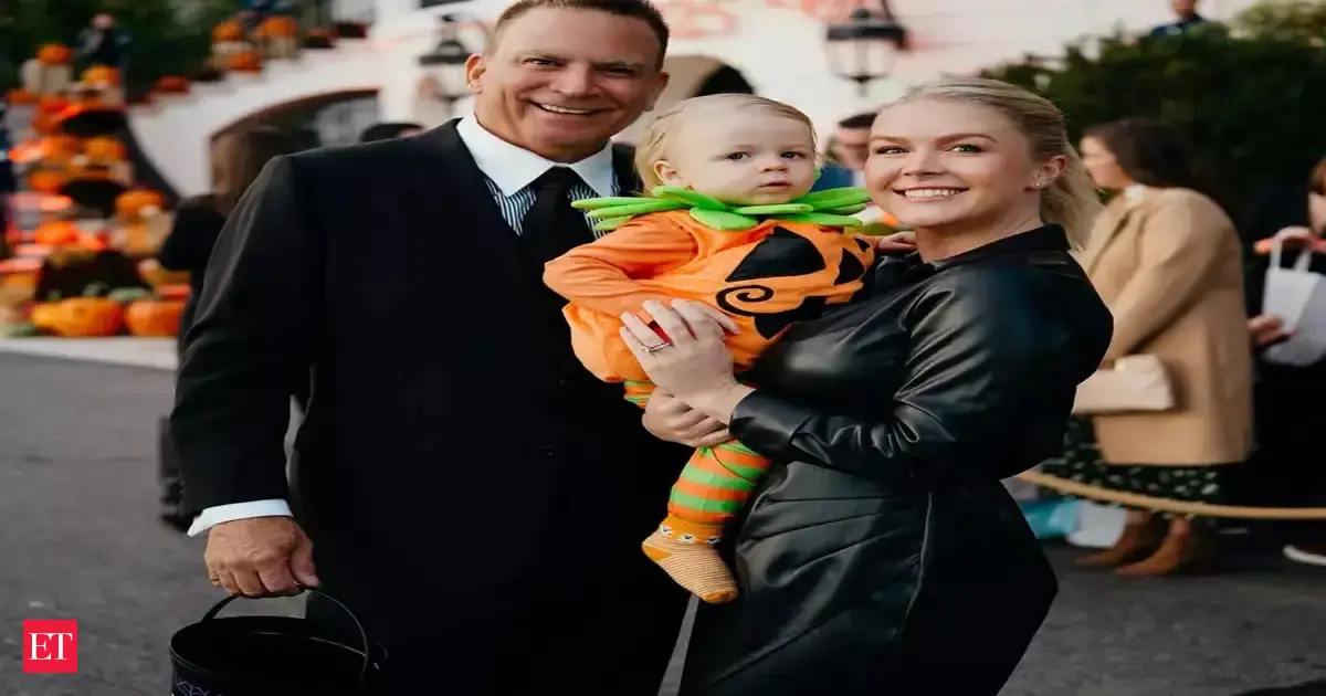 Karoline Leavitt, 28, called out for 'photoshopping' her 60-year-old husband in Halloween photos: Who is Nicholas Riccio and what is his net worth?