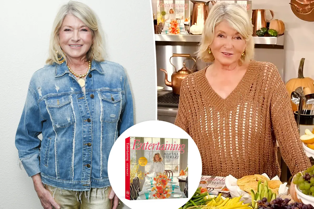Martha Stewart's first book, 'Entertaining,' is back on shelves