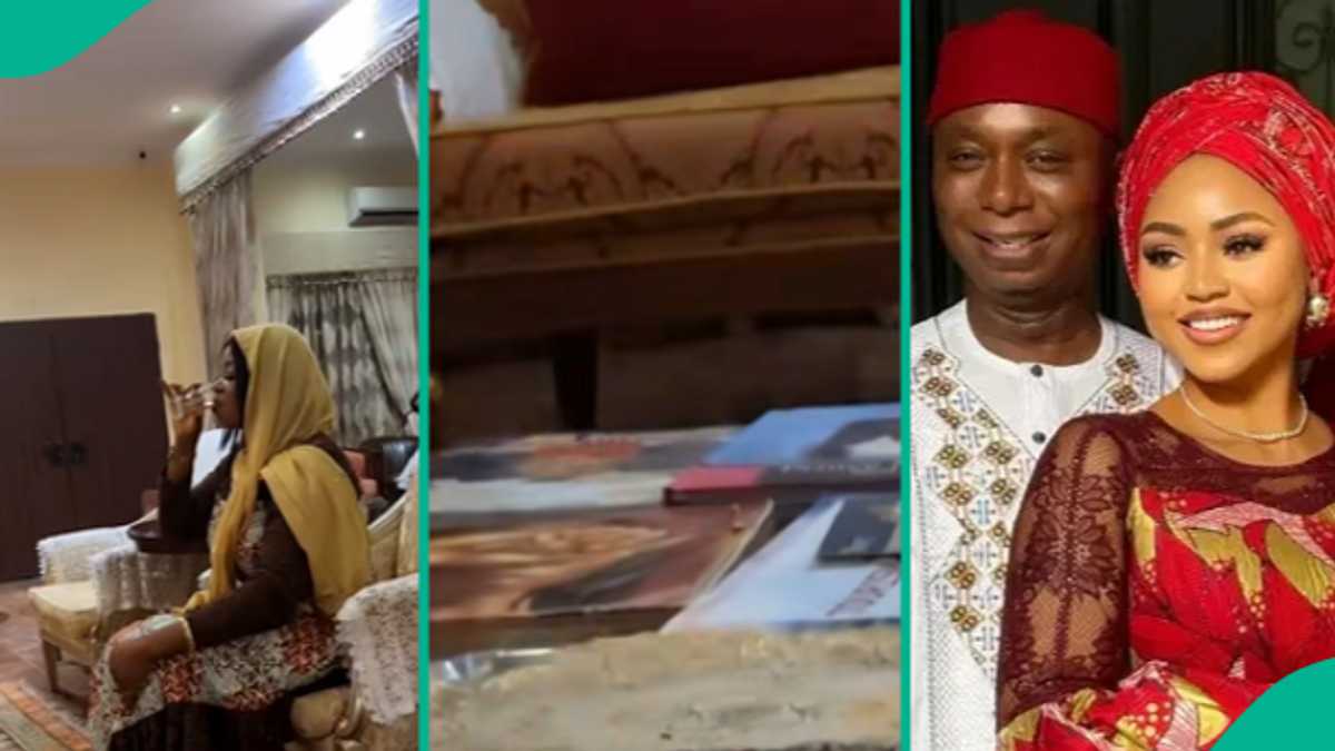 Lady who entered Regina's apartment in Ned Nwoko's house displays what she saw on table