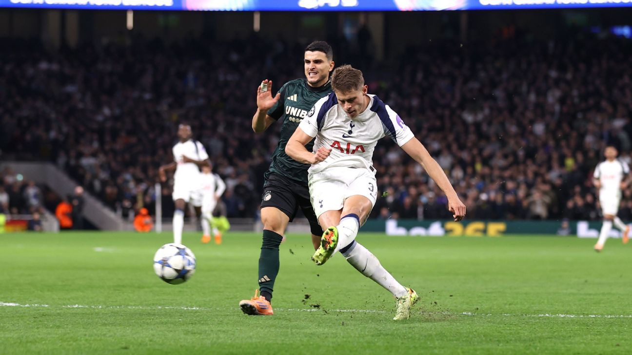 From the Messi playbook: Micky van de Ven's goal gives Tottenham timely jolt