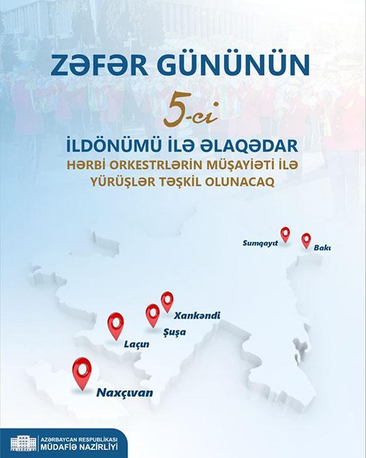 Azerbaijan’s Victory Day set to shine with military band marches