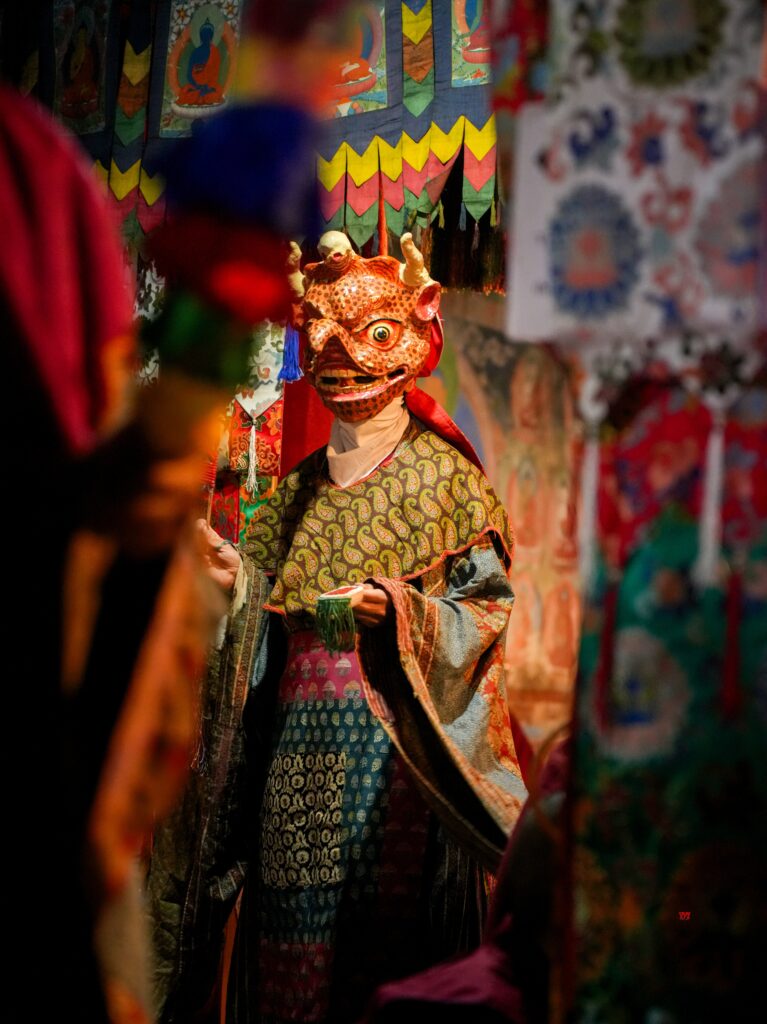 Leh: Mask dance at Thiksey Monastery #Gallery