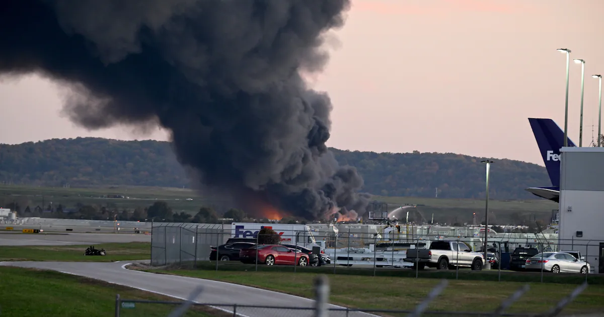 UPS Plane Crashes During Takeoff