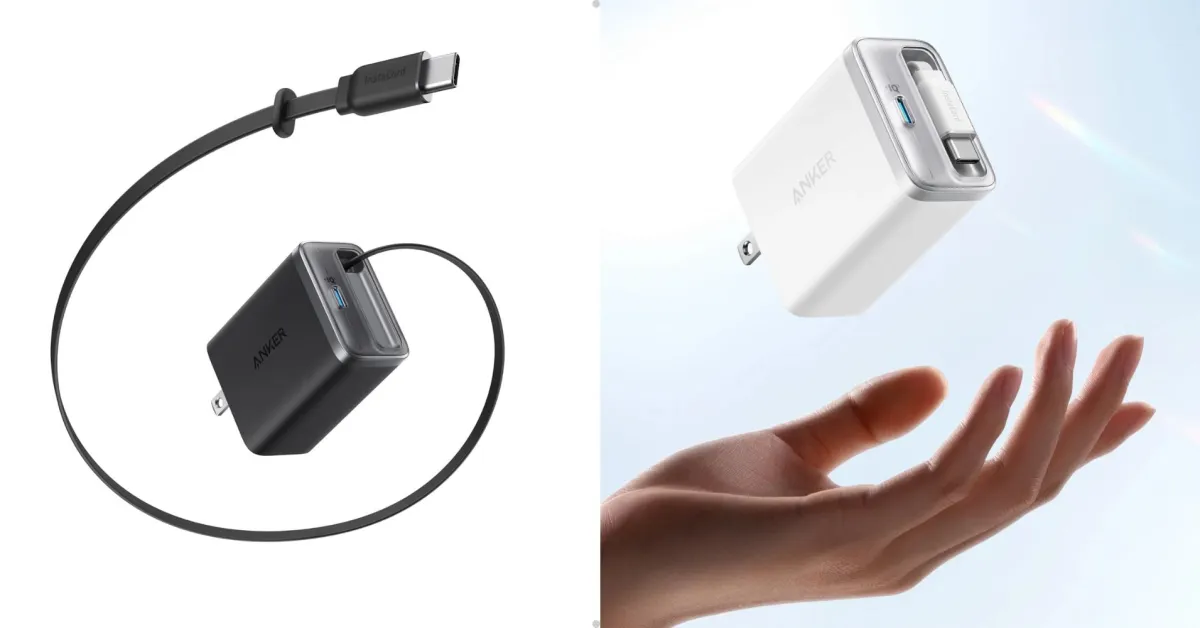 Anker's new compact USB-C charger with retractable cable is down to just $26 today (All-time low)