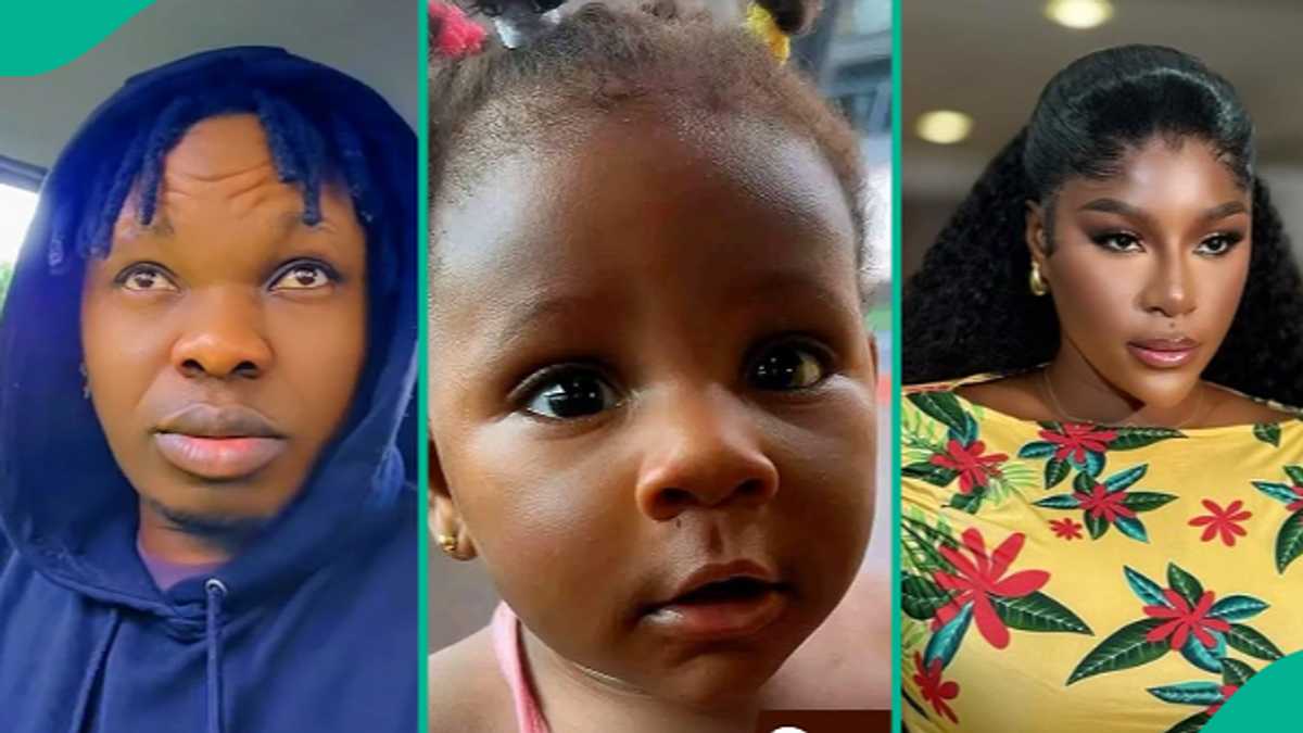 Nigerian man reacts to baby's striking resemblance to actress Destiny Etiko