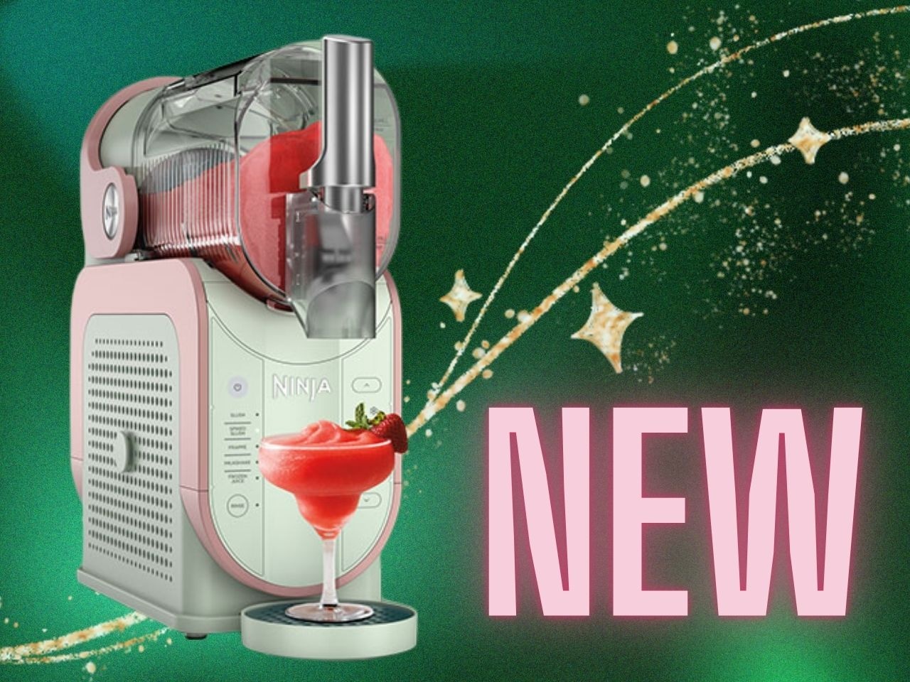 Strawberry Matcha is our favorite Ninja SLUSHi color to date