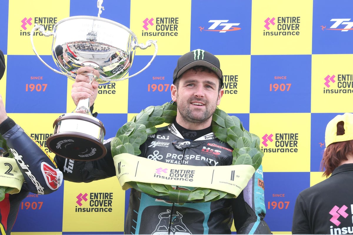 Leading sports figures pay tribute to Michael Dunlop after receiving his MBE from King Charles