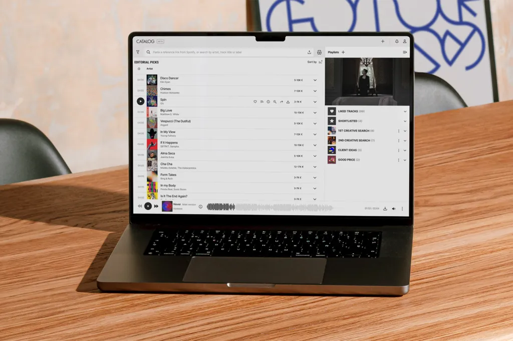 Curated Music Licensing Platform Backed by Top Labels