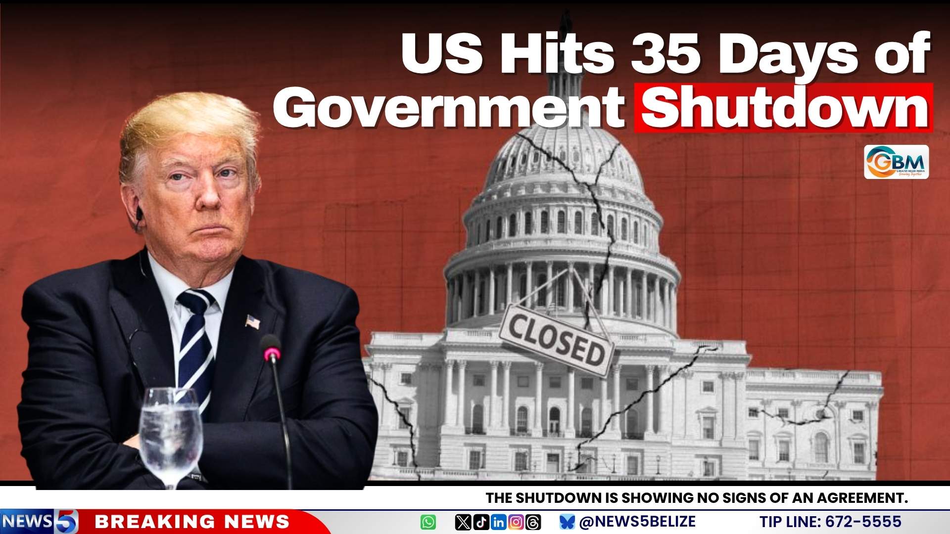 US Hits 35 Days of Government Shutdown