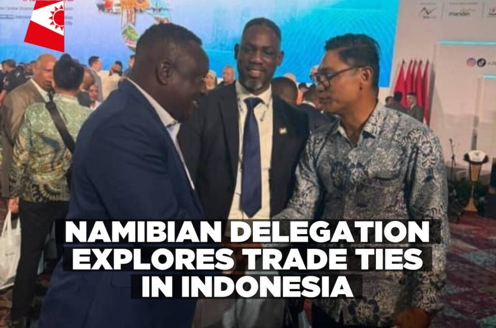 Namibians attend the Indonesia International Expo