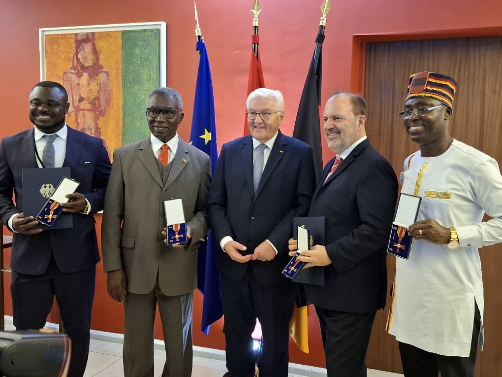 German President honours four for promoting Ghana-Germany relations