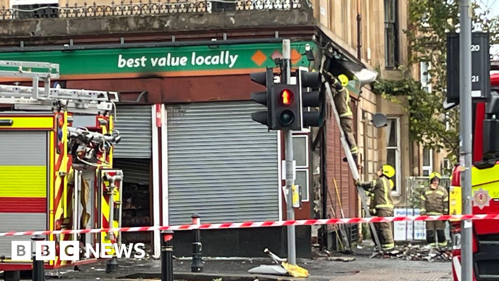 Firefighters tackle third blaze at tenement crossroad