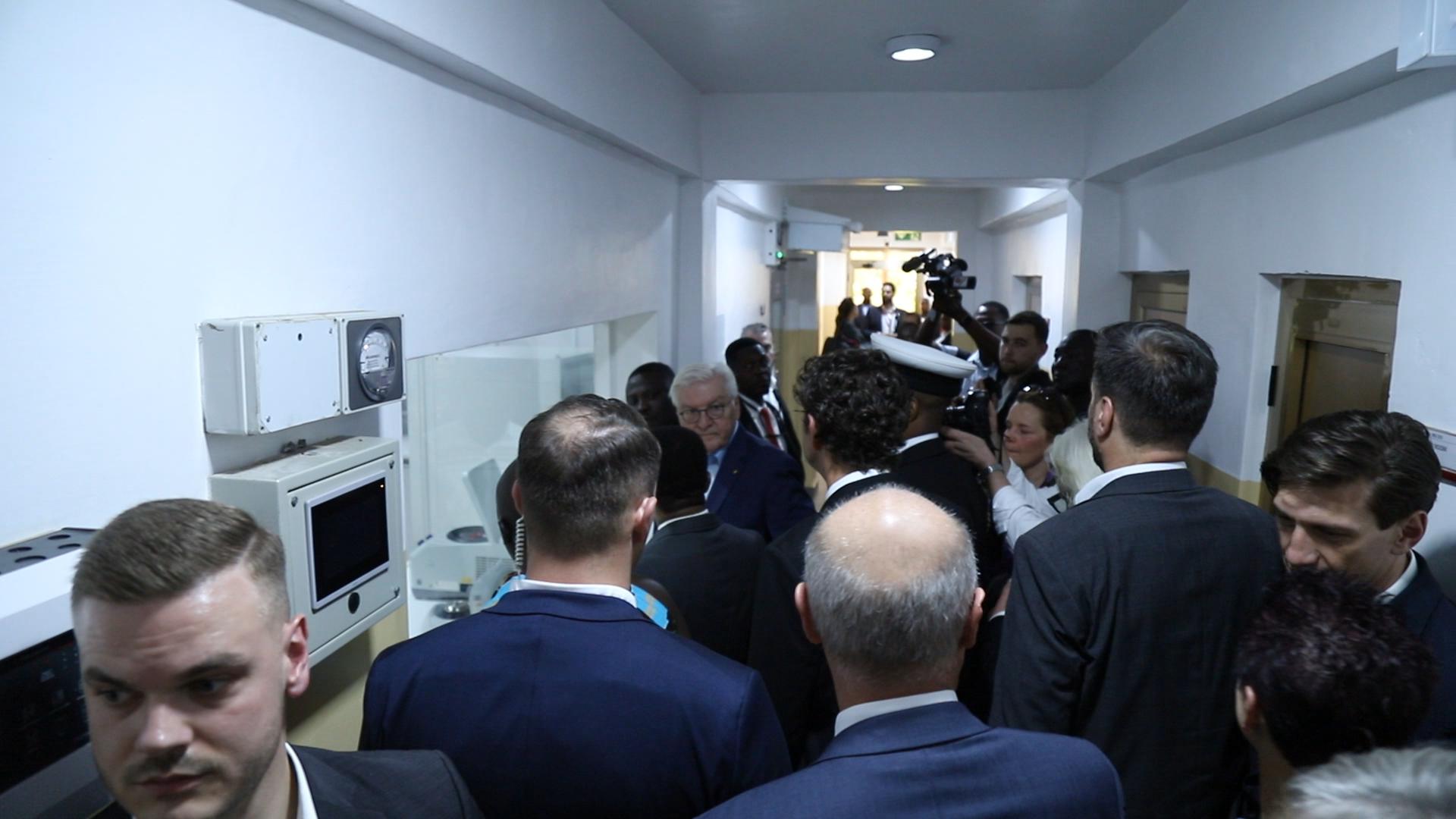 German President Tours Kumasi Centre for Collaborative Research