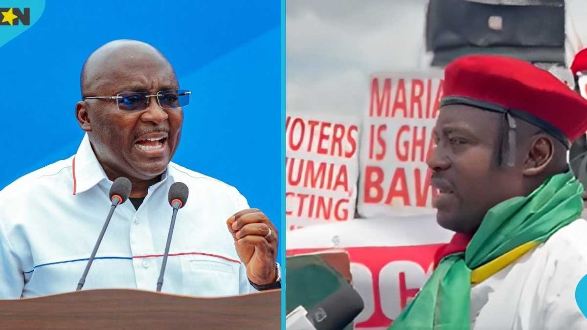 Group demonstrates in Kumasi to demand justice for a young girl allegedly hit by Bawumia's convoy