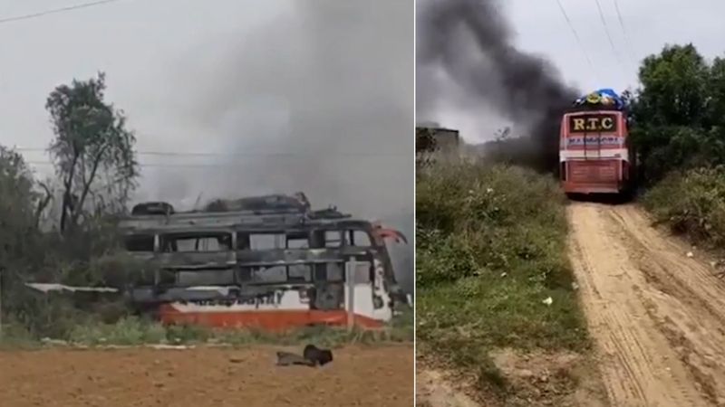 2 dead, 6 injured as bus catches fire after touching live wire in Jaipur
