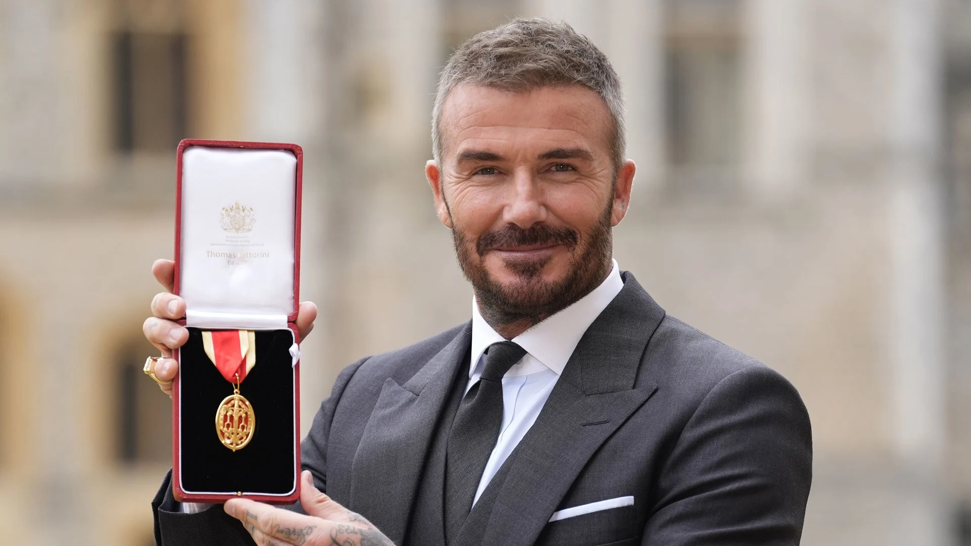 David Beckham melts hearts with gorgeous tribute to 'beautiful children' following knighthood