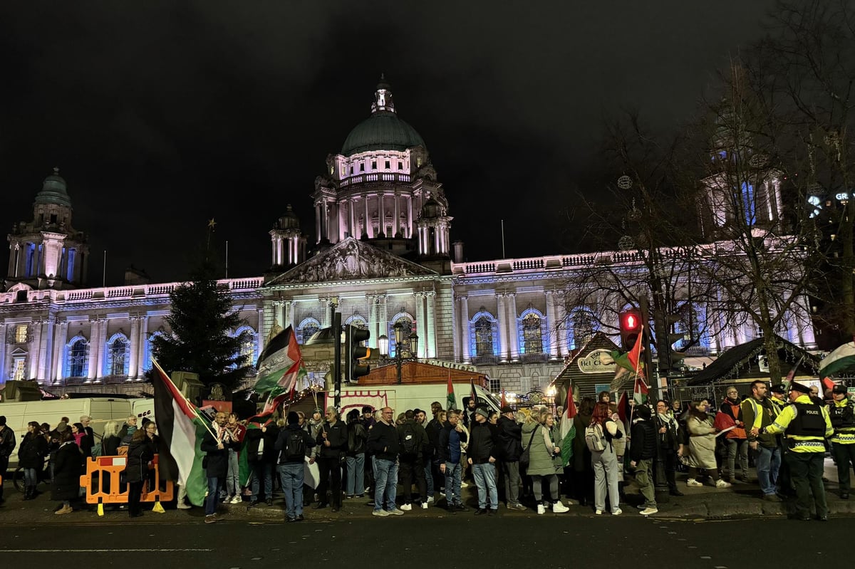 Unionist councillor speaks of 'disgust and disbelief' as Palestine flag due to fly over Belfast City Hall
