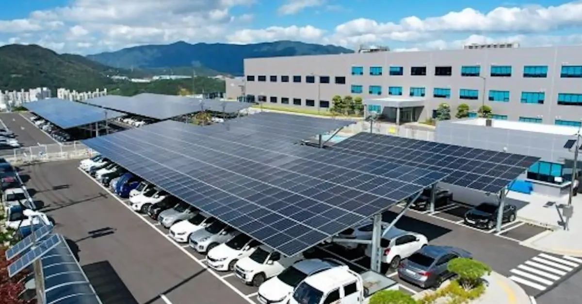New South Korean national law will turn large parking lots into solar farms
