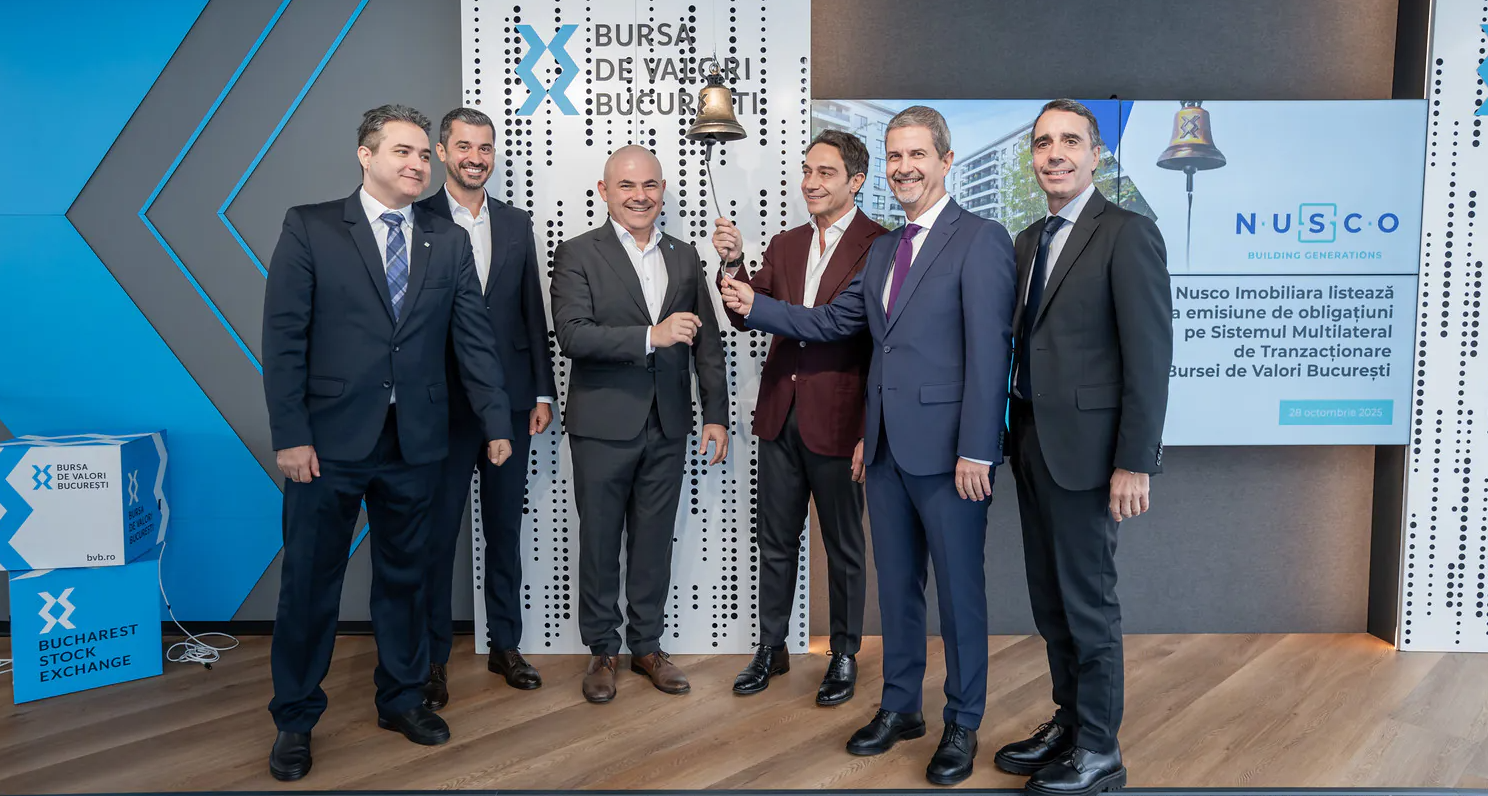 Nusco Imobiliara lists RON 25 million debut bond issue on Bucharest Stock Exchange