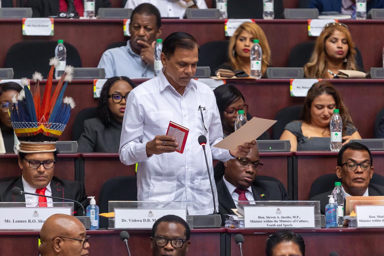 Dr Vishwa Mahadeo Elected as Deputy Speaker