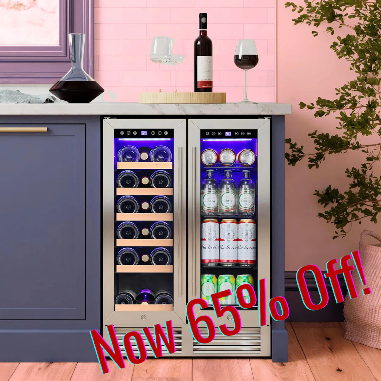 Dual Zone Wine & Beverage Refrigerator on sale at Wayfair