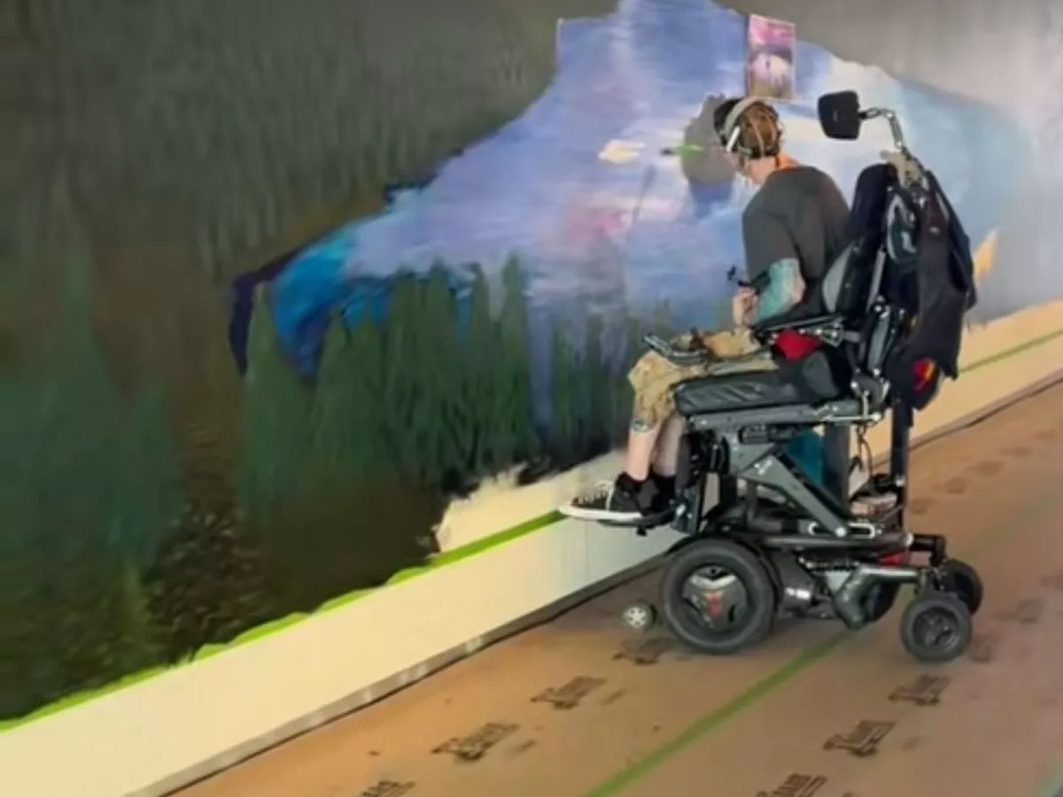 'I was born with major part of brain missing - but I skydive from my wheelchair'