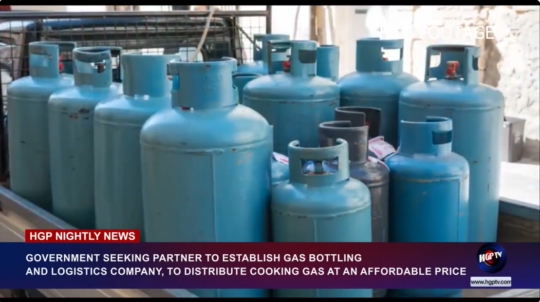 GOVERNMENT SEEKING PARTNER TO ESTABLISH GAS BOTTLING AND LOGISTICS COMPANY, TO DISTRIBUTE COOKING GAS AT AN AFFORDABLE PRICE