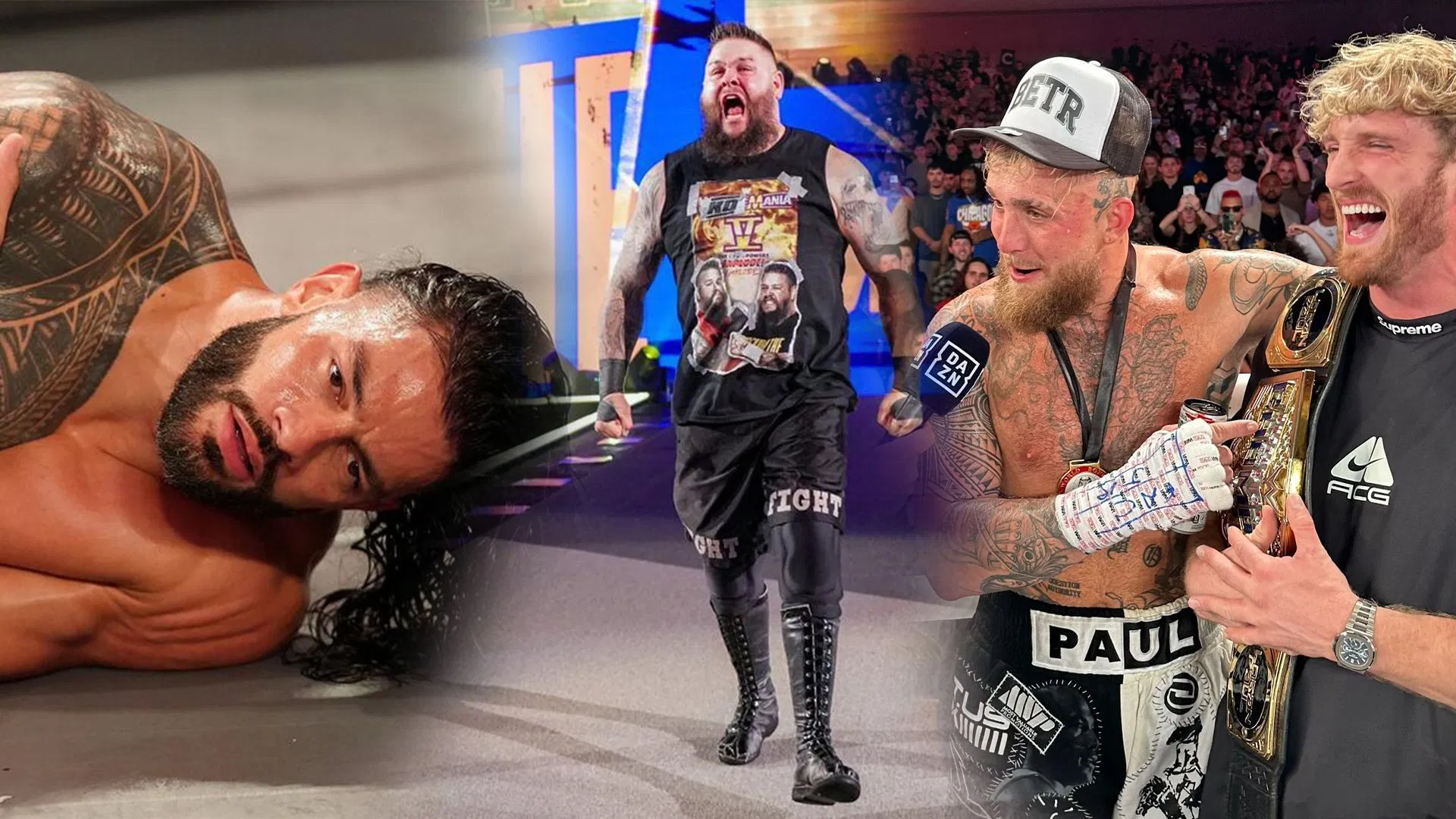 Roman Reigns, Kevin Owens and other WWE stars will "get knocked the f**k out"; Jake Paul fires shots