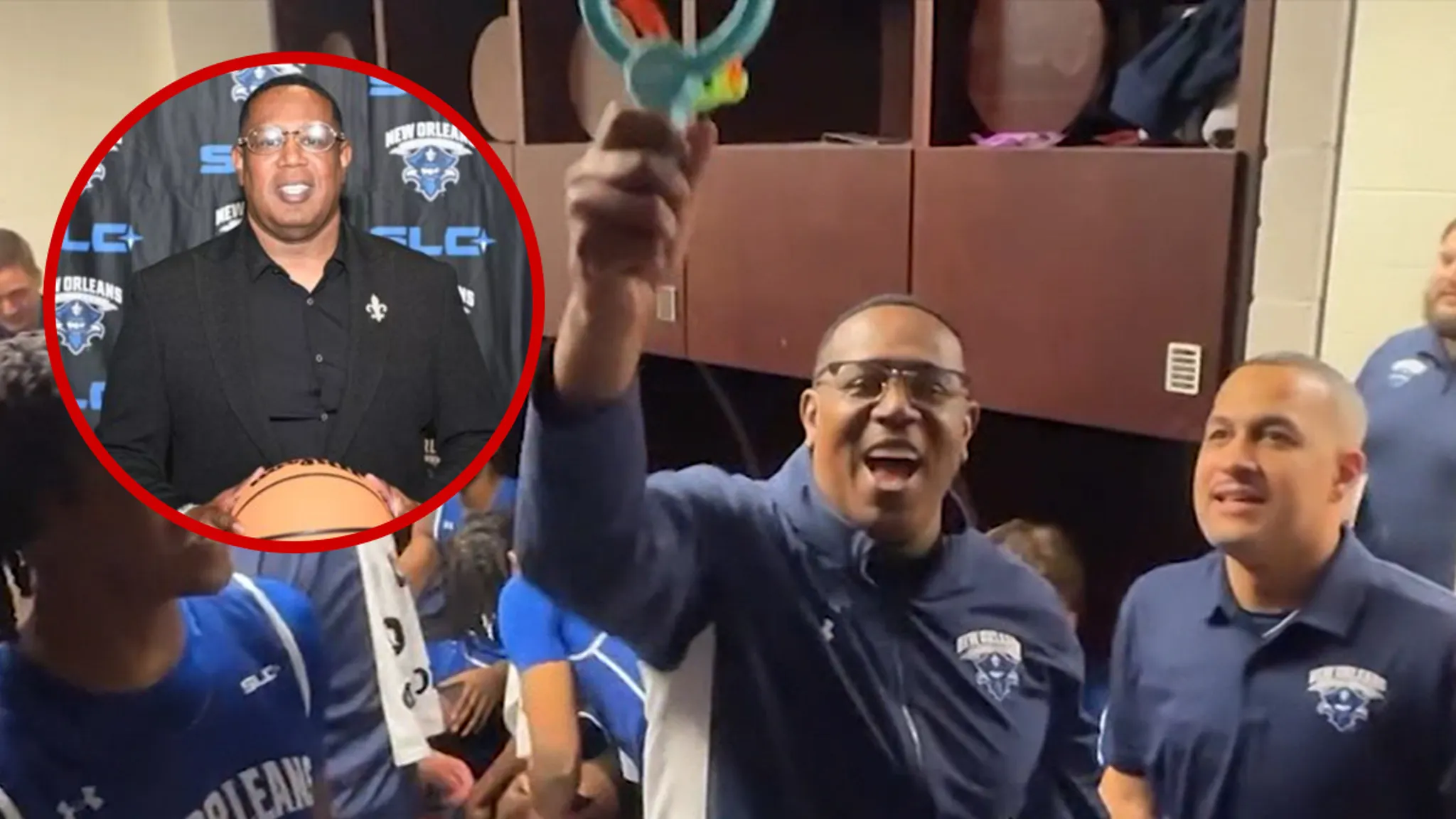 Master P & New Orleans Men’s Basketball Team Go Wild After 1st Win