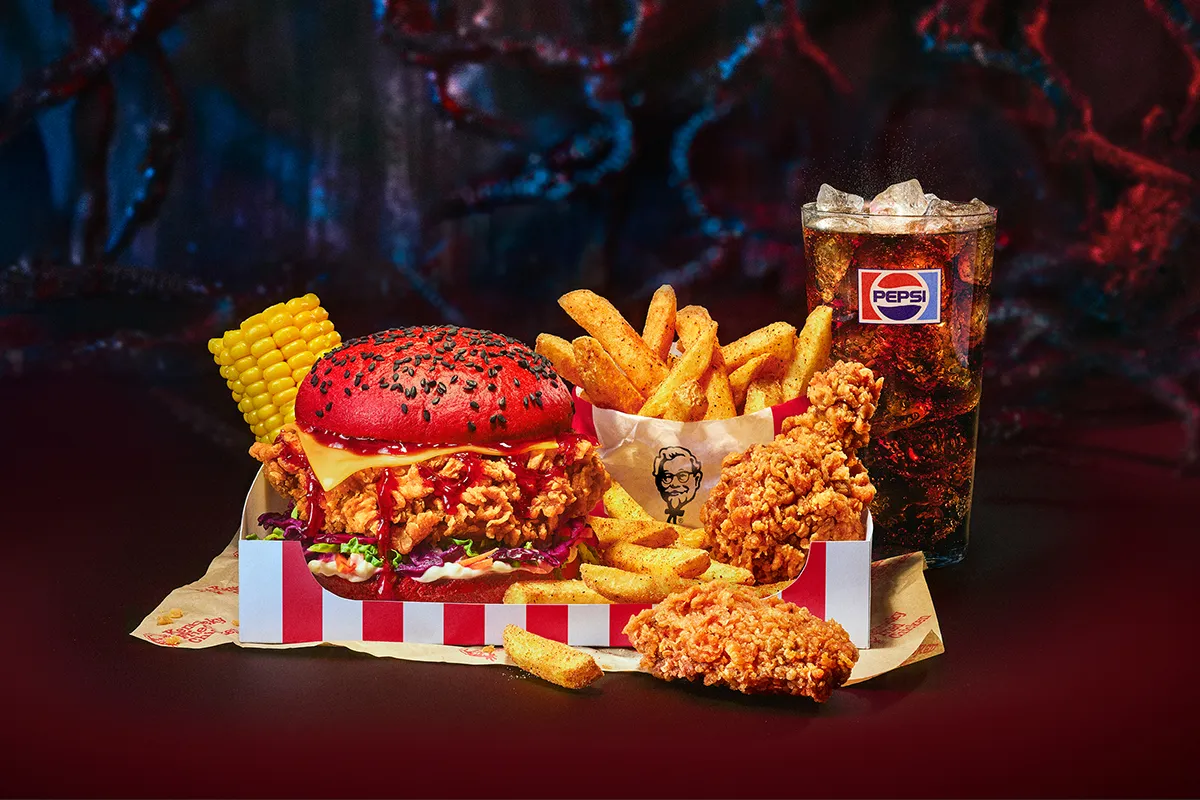 KFC launches new Stranger Things menu — with red burger and ‘secret’ sauce