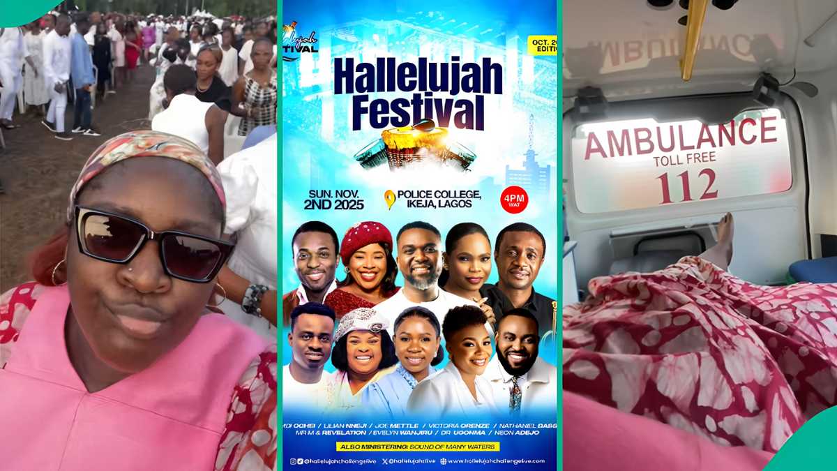 Woman Who Went For Hallelujah Challenge Festival Shares How She Was Rushed to Hospital During Event