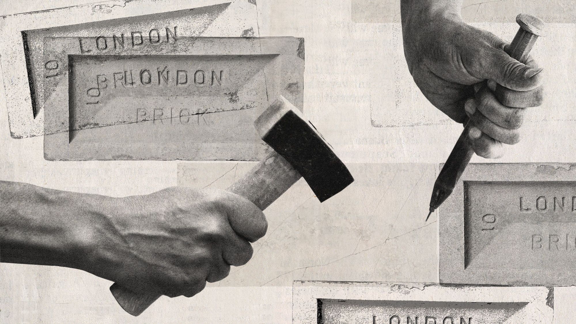 Builders return to the stone age