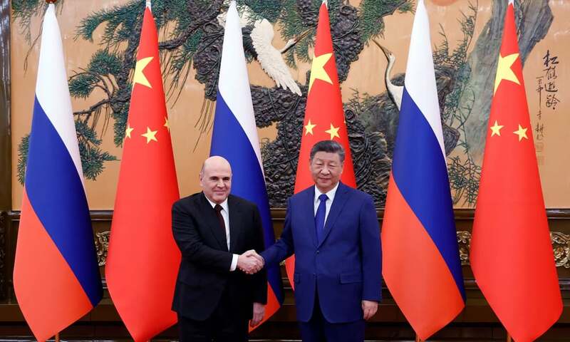 China, Russia vow joint response to ‘unilateral’ sanctions during Russian PM visit
