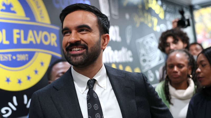 Zohran Mamdani wins NYC mayoral race, CNN projects